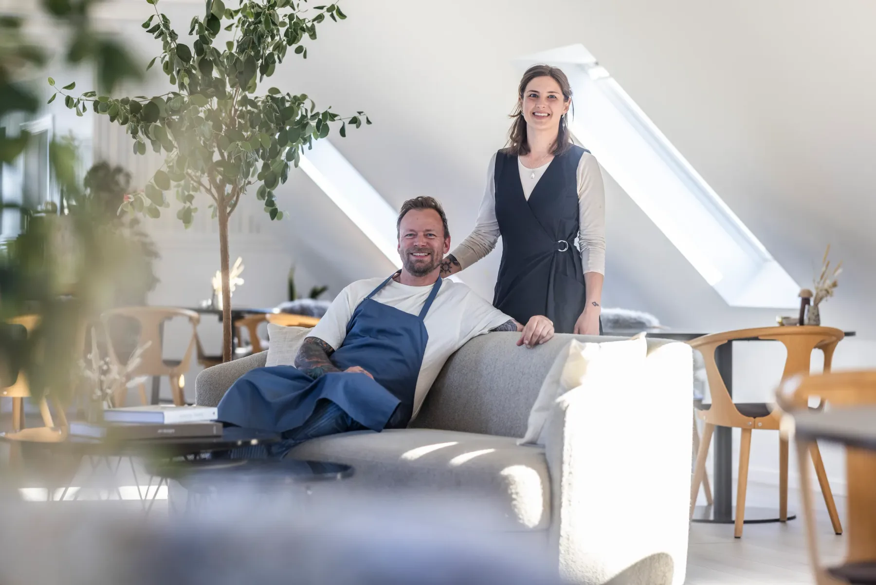 The hosts at Allinge Badehotel
