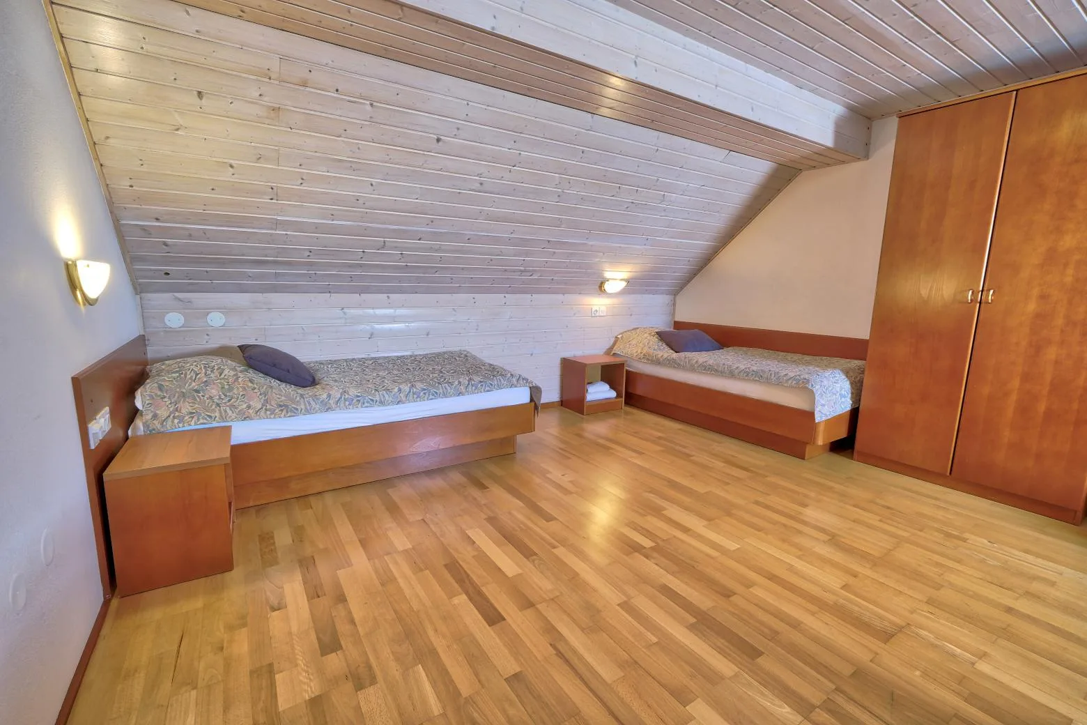 Family room with two- and three-bed sleeping areas