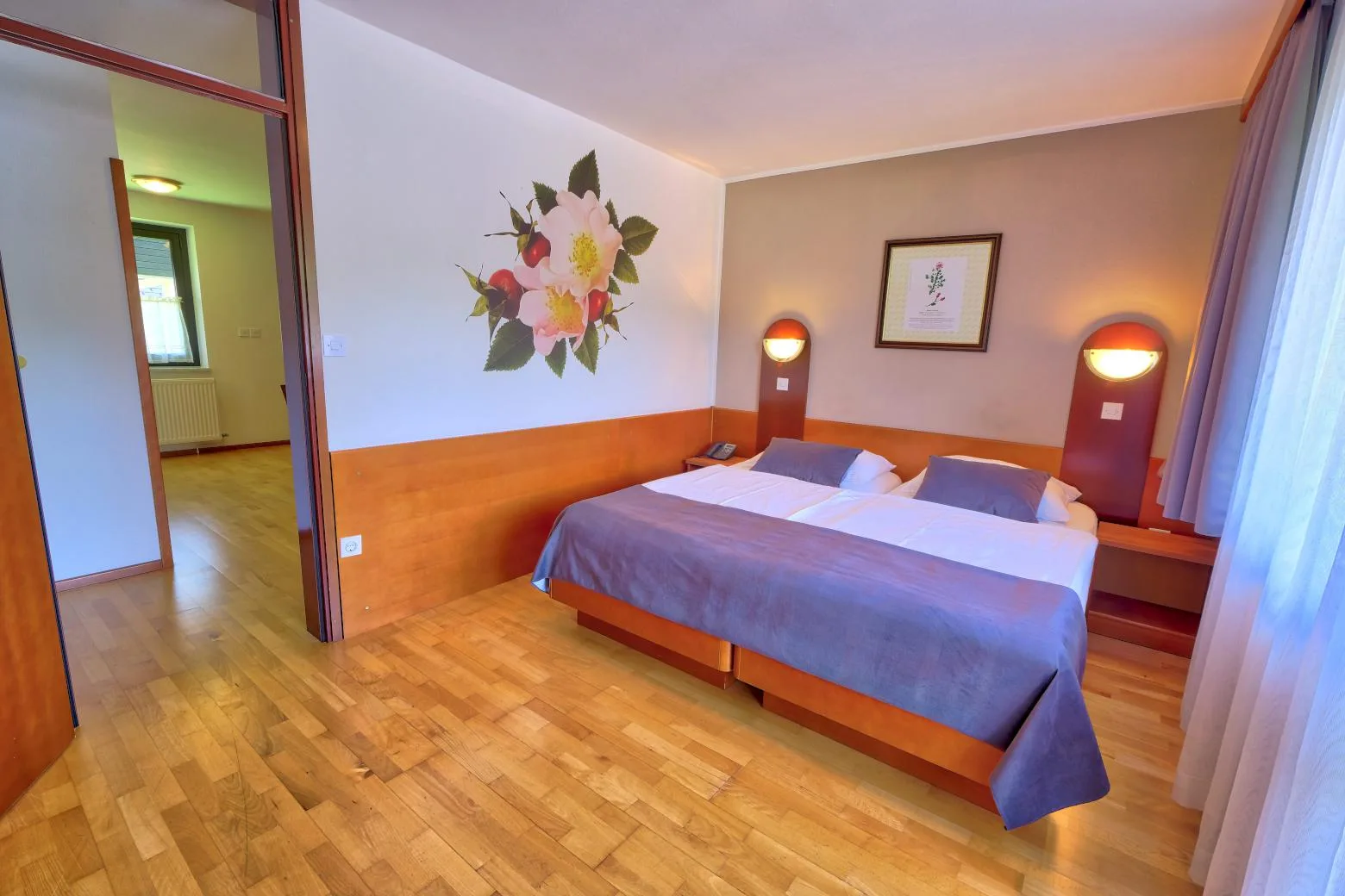 Family room with two- and three-bed sleeping areas