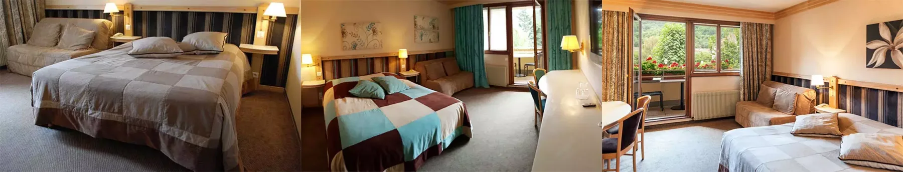 Habitación triple con balcón