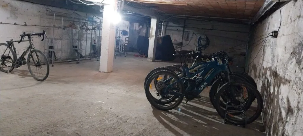 Cuarto para guardar bicicletas
