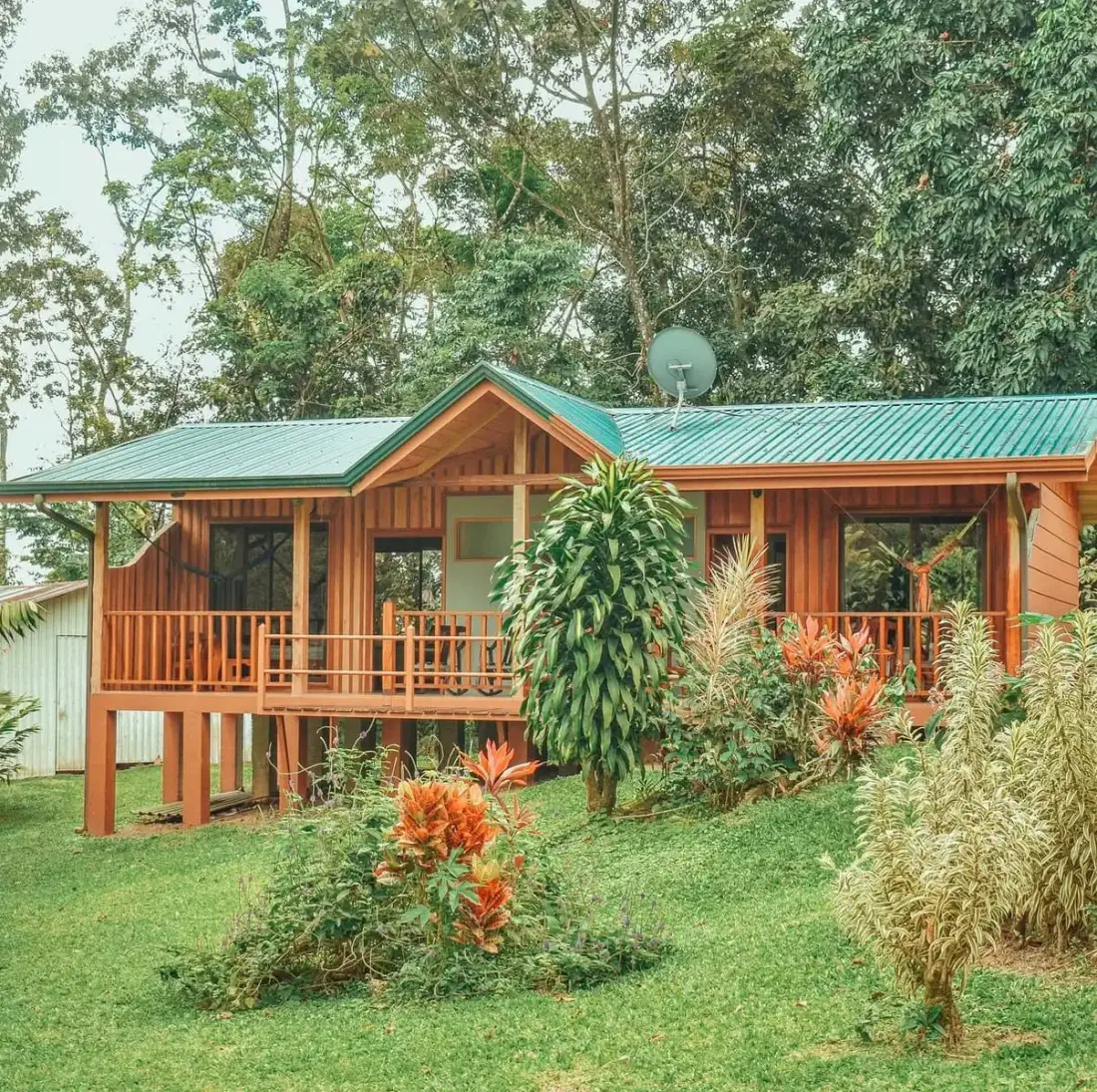 Habitación con dos camas dobles.