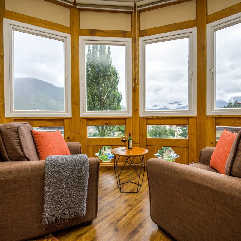 The Pema hotel interior