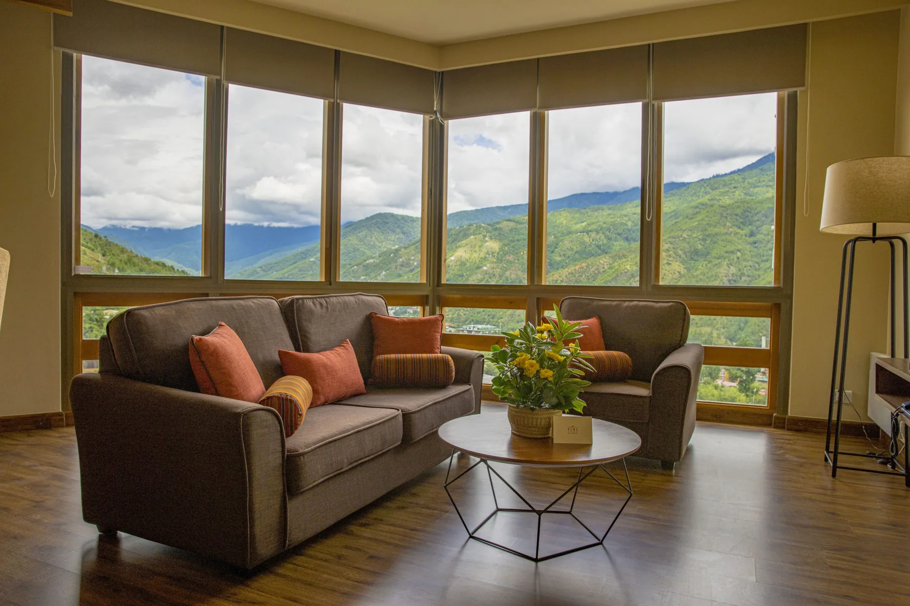 Sala de estar de la suite Valley