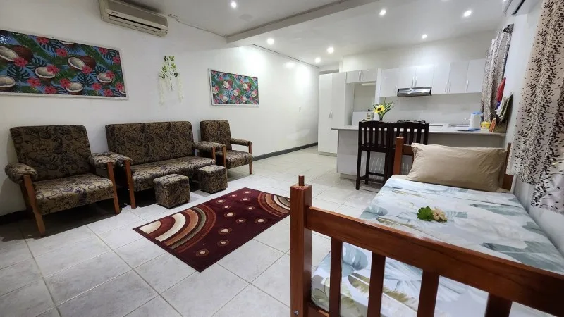 Sala de estar de la suite
