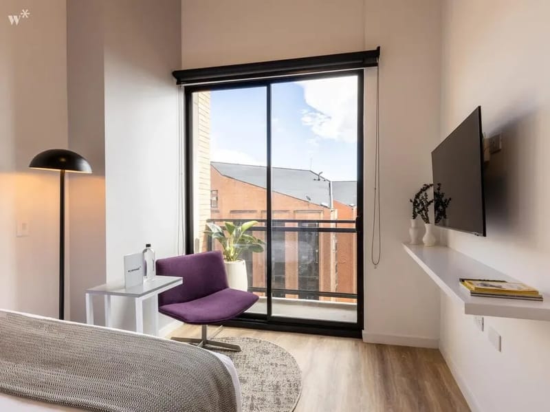 Modern Loft in Chapinero w/ Balcony
