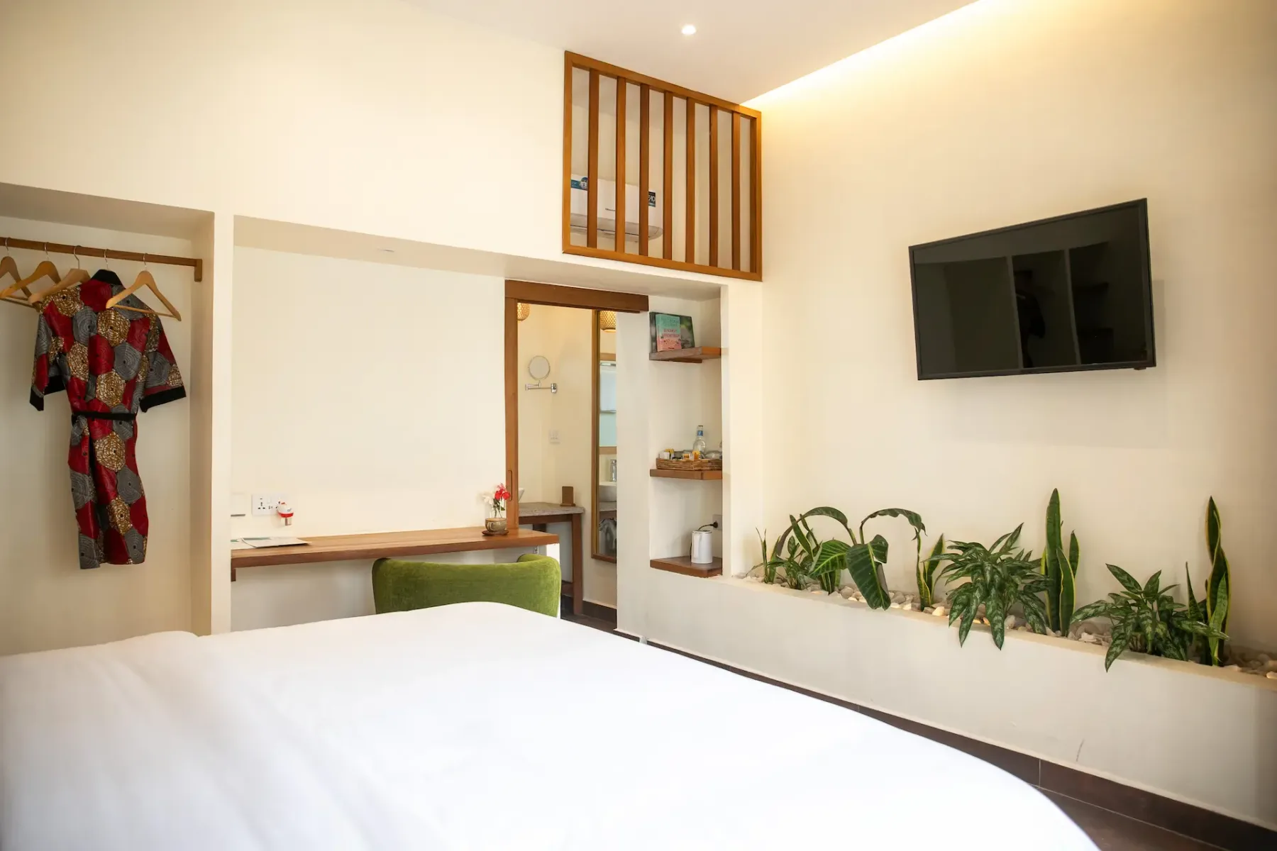 Habitación Adventurer con cama y jardinera integrada