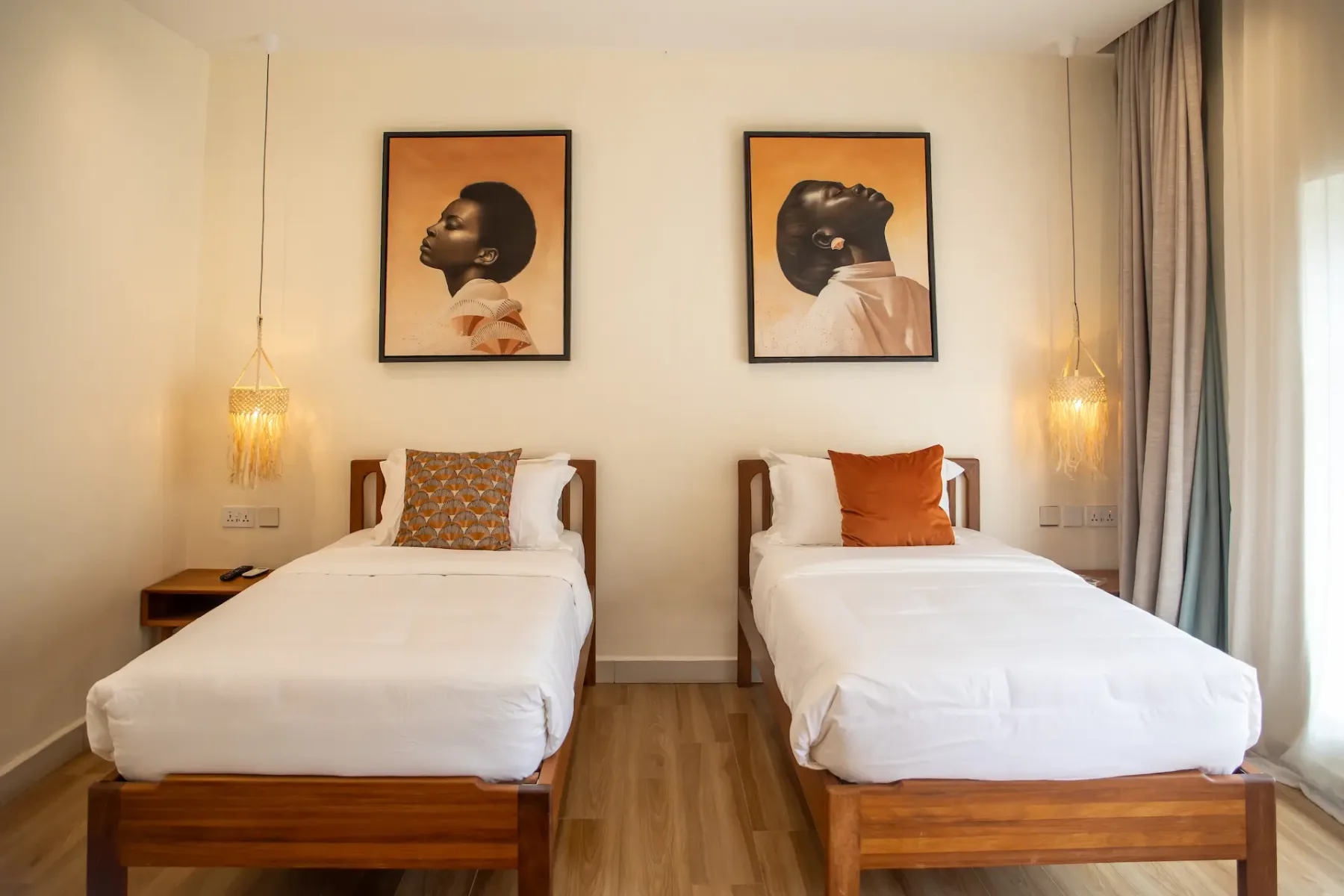 Habitación Creative con dos camas individuales