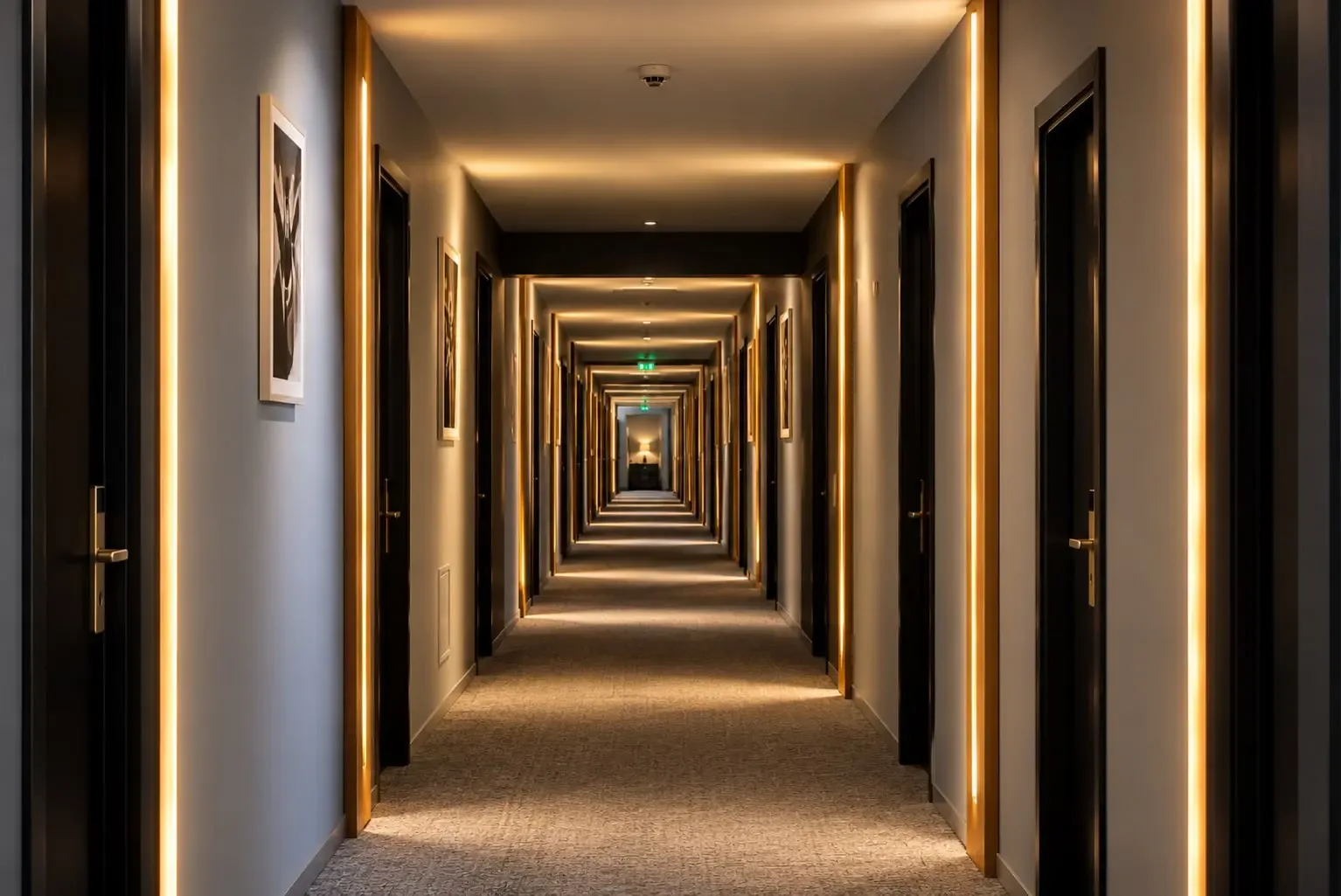 Pasillo del hotel
