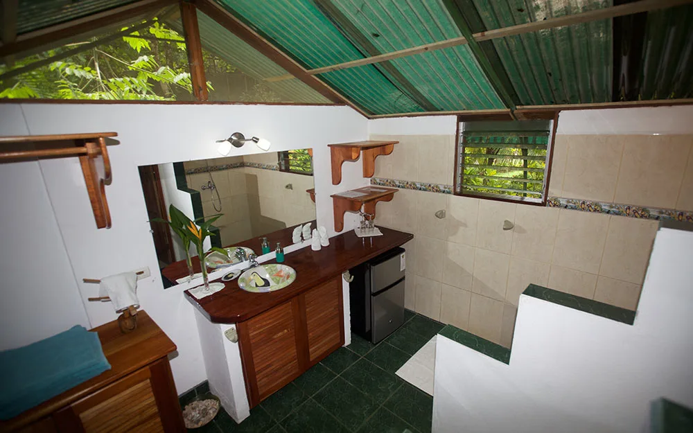 Tent bathroom