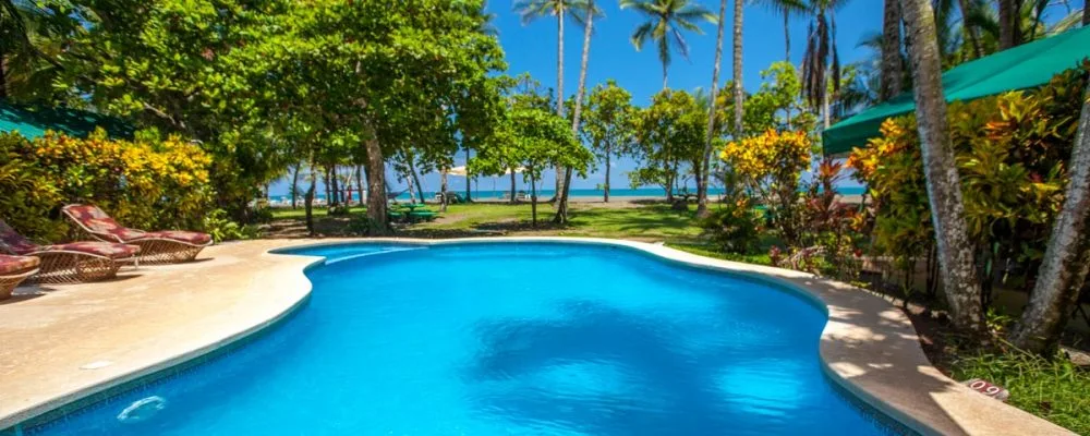 Pool and beach