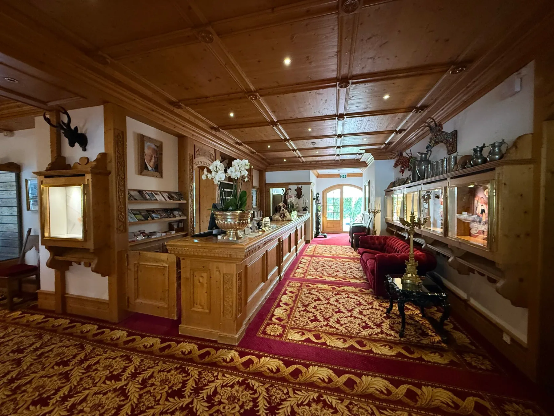 Recepción del hotel