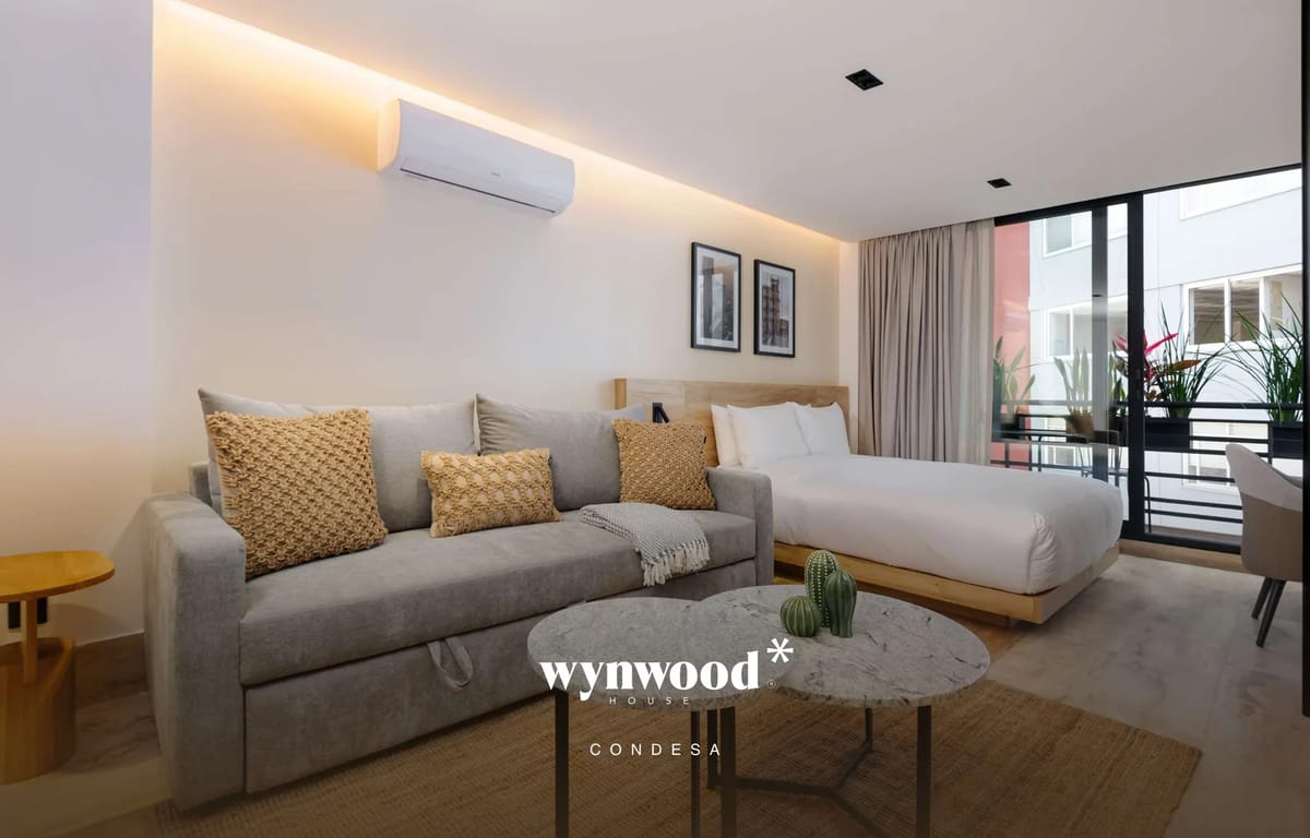 Stylish Loft w/ Balcony in Parque Mexico