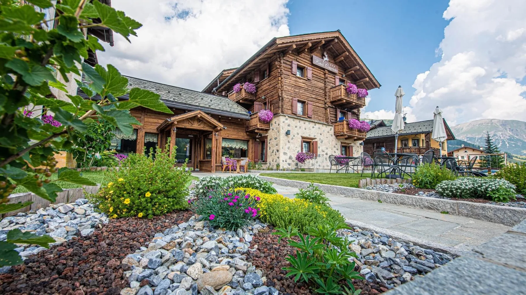 Hotel exterior or guest-area hero image