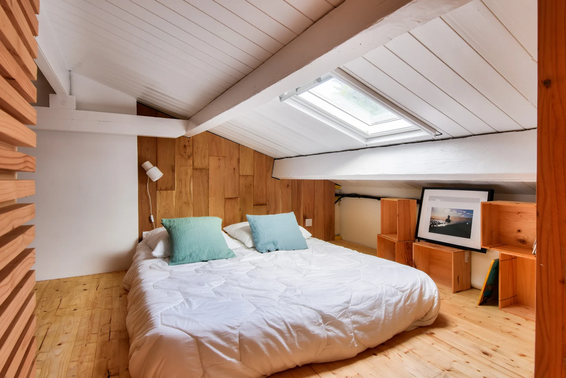 Child's attic bedroom