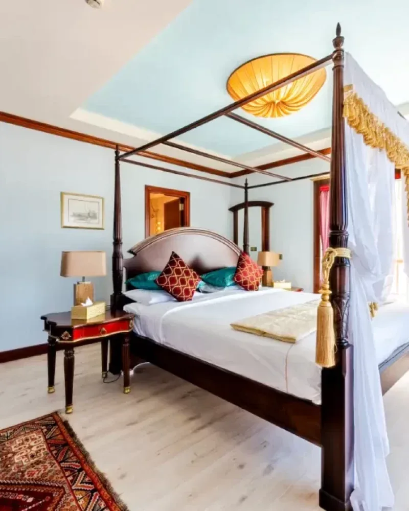 Cama de la suite Royal