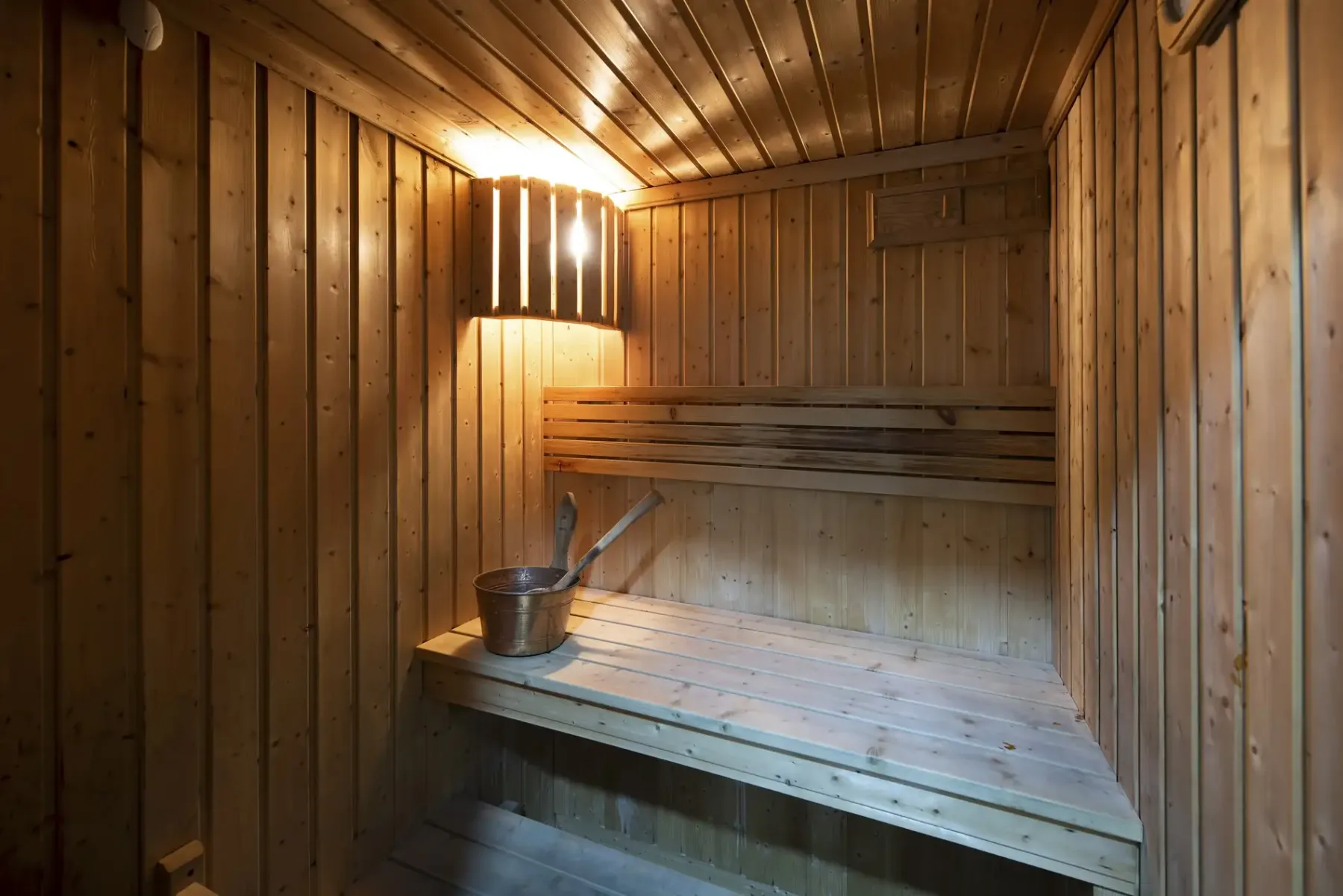 Baño de vapor en el hotel