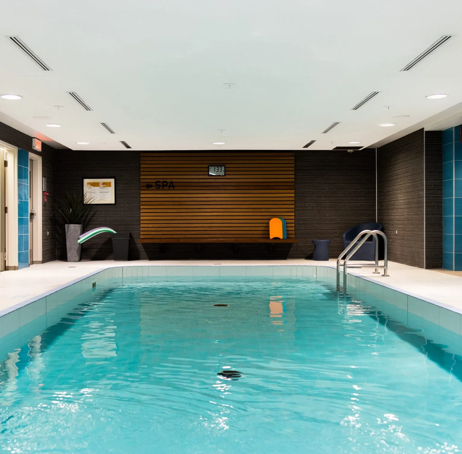 Indoor hotel pool