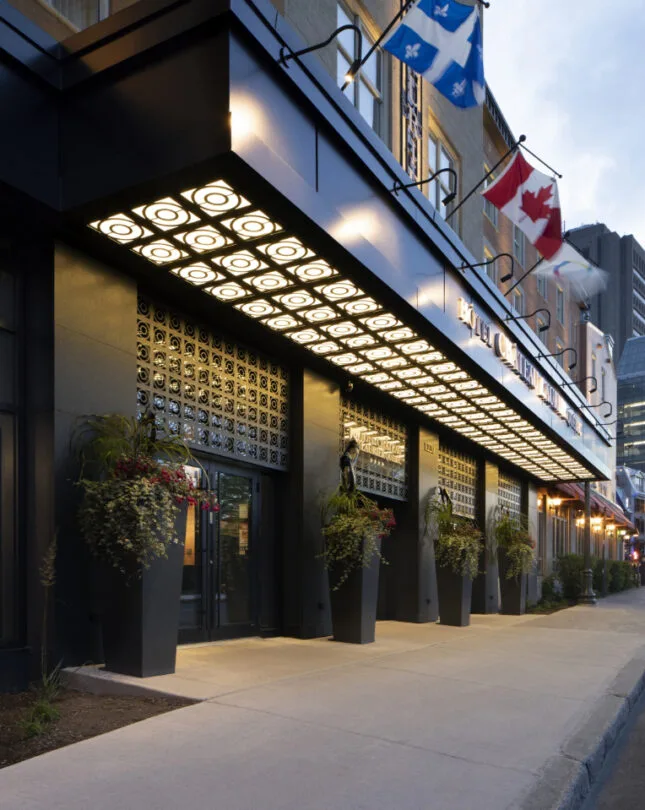 Hotel entrance