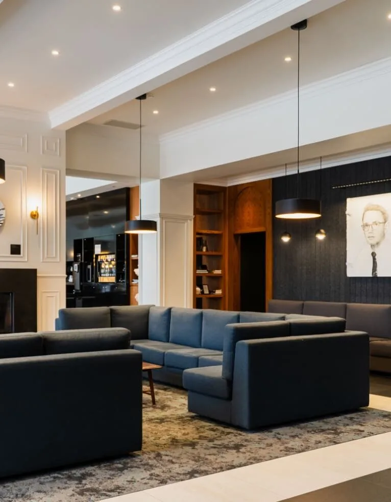 Hotel interior lounge