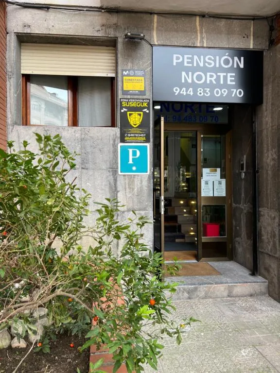 Entrance to Pensión Norte