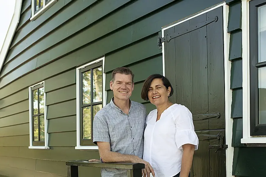 Margreet y Ronald de B&B Saenliefde