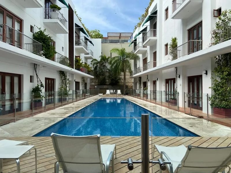 Welcoming 1BR w/ Pool in Ciudad Amurallada