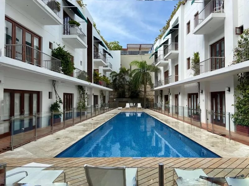 Welcoming 1BR w/ Pool in Ciudad Amurallada