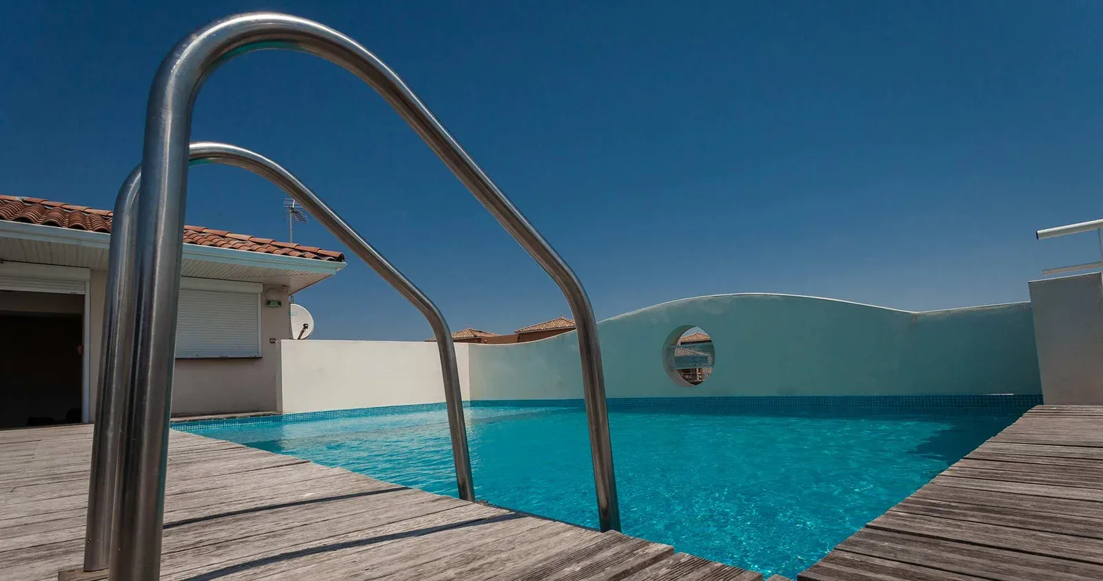 Piscina en la azotea