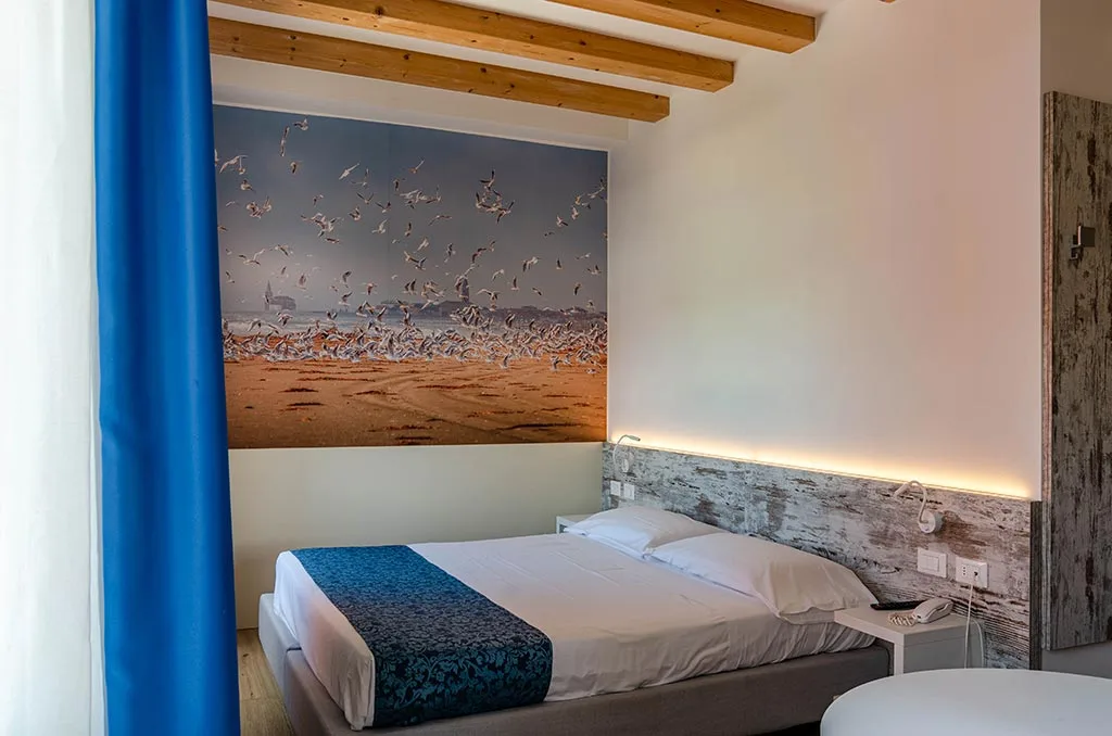 Hotel room with sea view