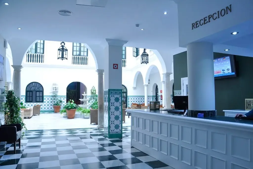 Recepción del hotel