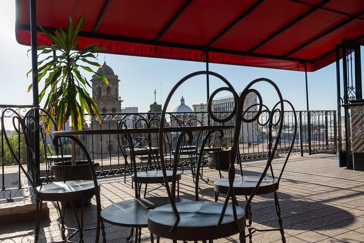 Terraza del hotel