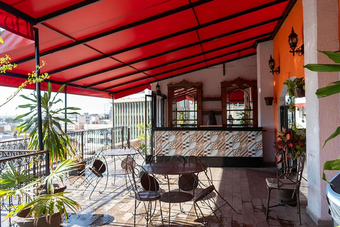 Terraza del hotel