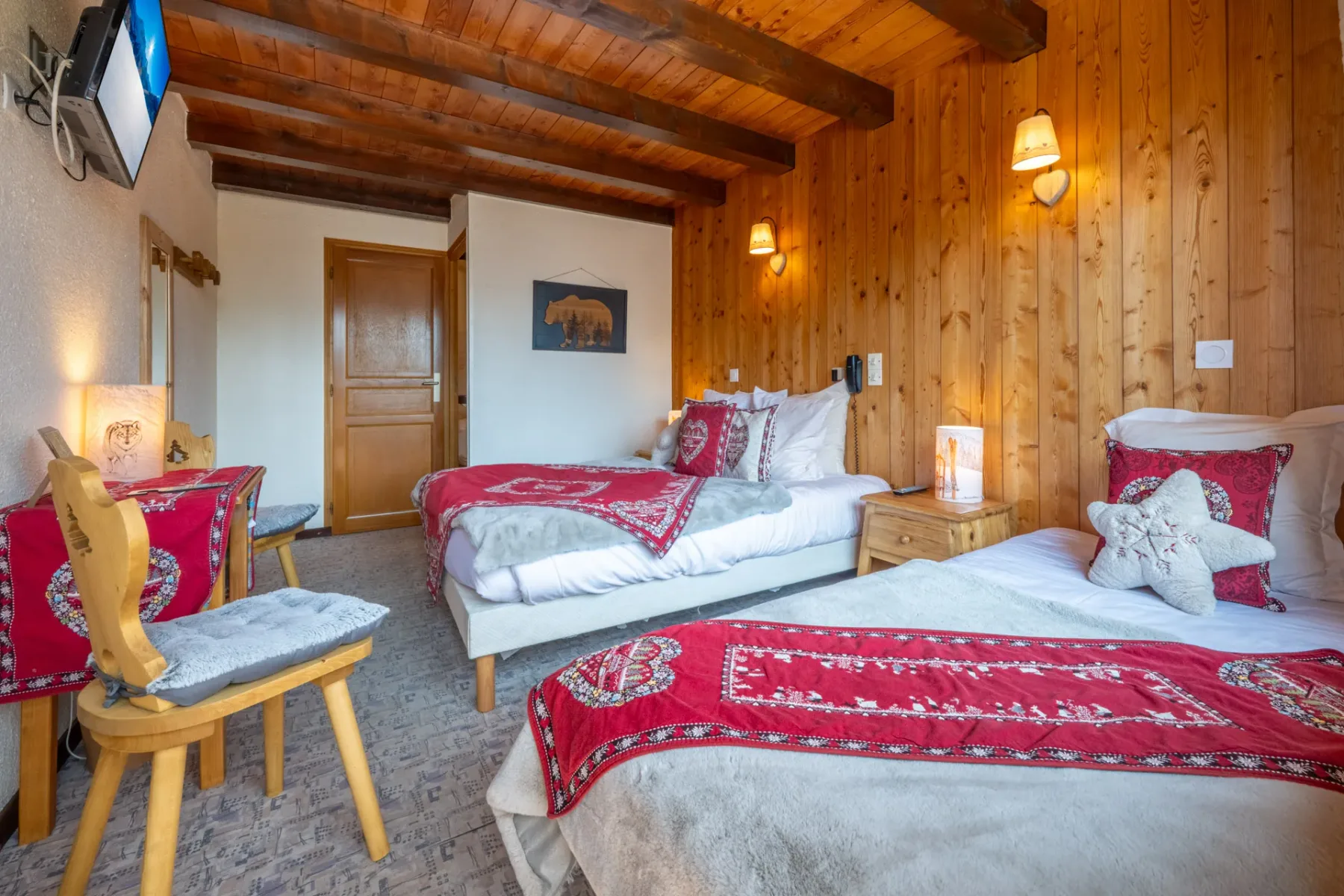 Habitación con dos camas individuales