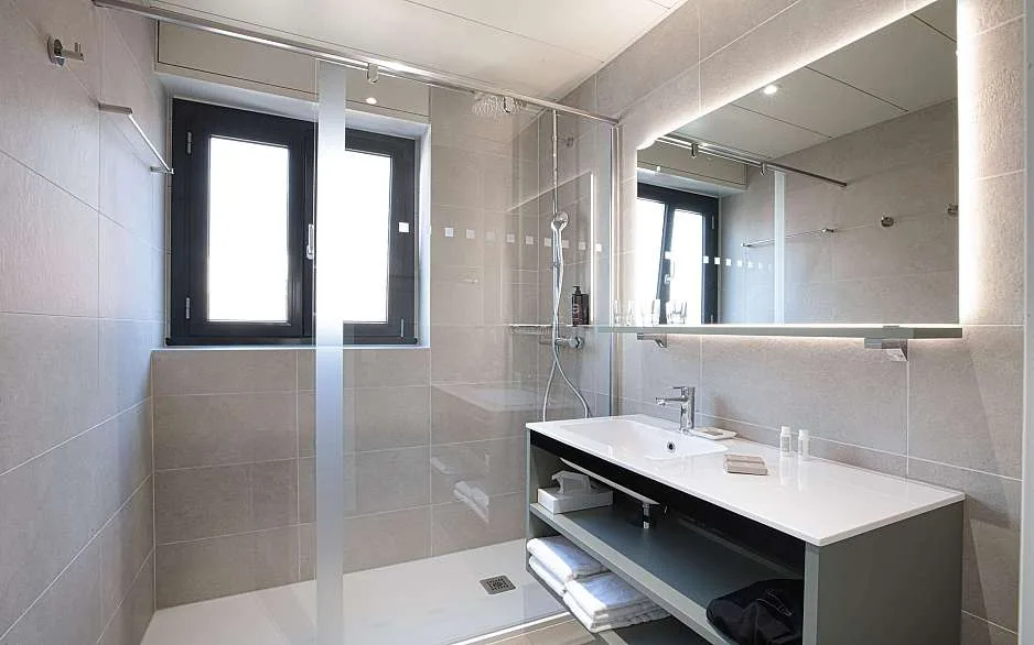 Family room bathroom