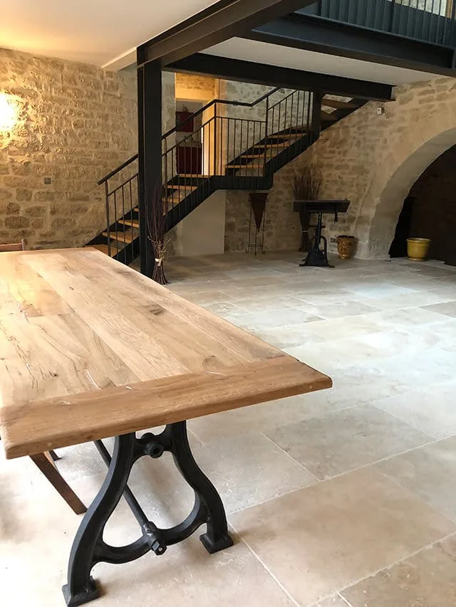 Sala de estar de la casa de huéspedes