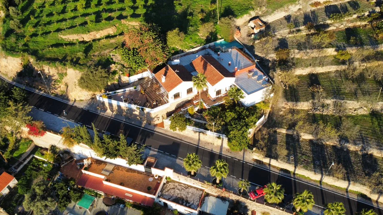 La Ventera hotel, aerial view