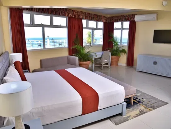 Interior de una habitación deluxe