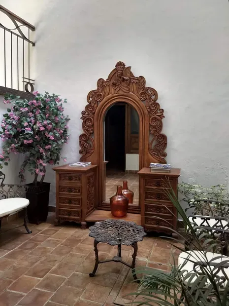 Interior sitting area