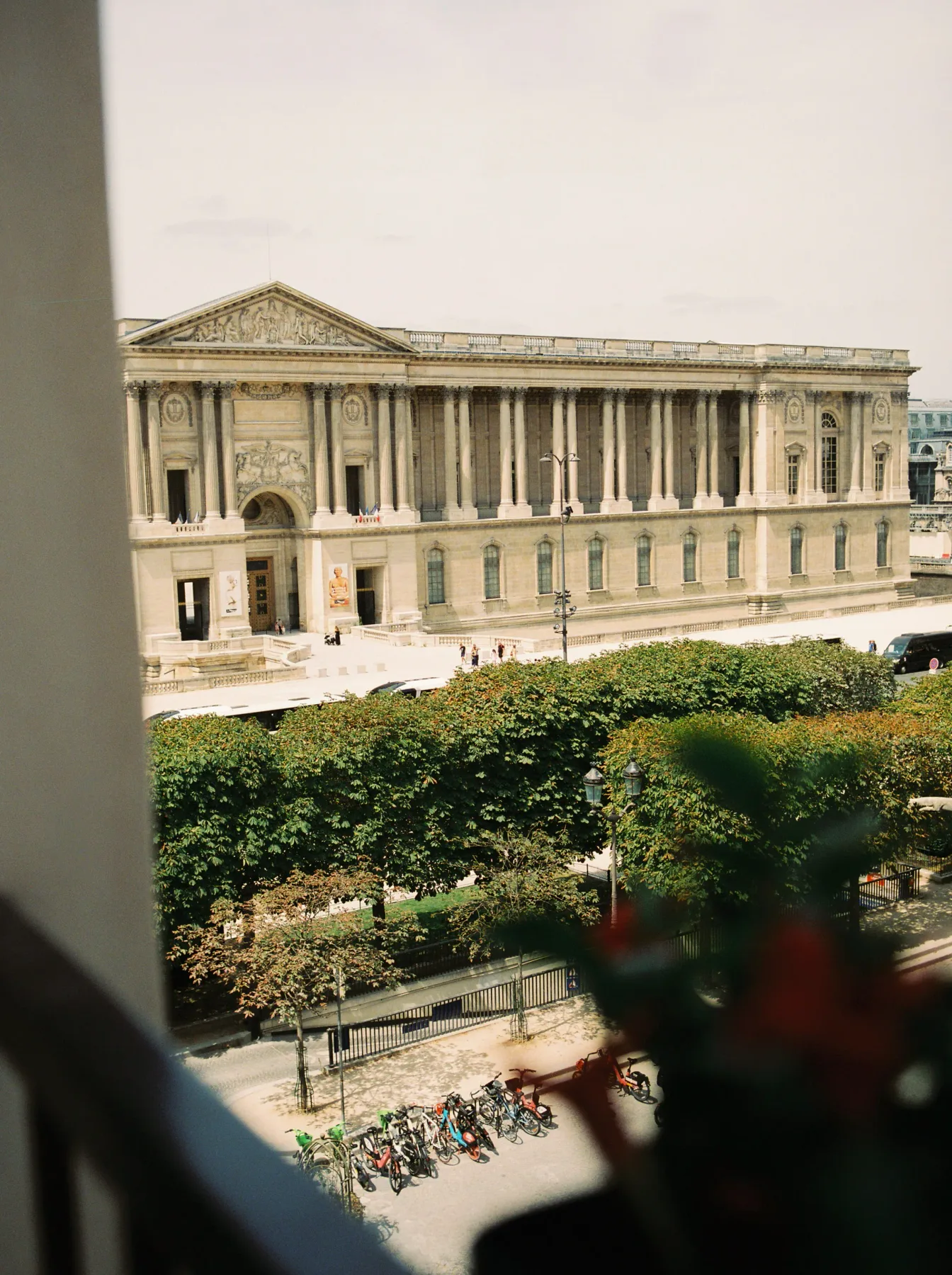 View of the Louvre from Hôtel Place du Louvre
