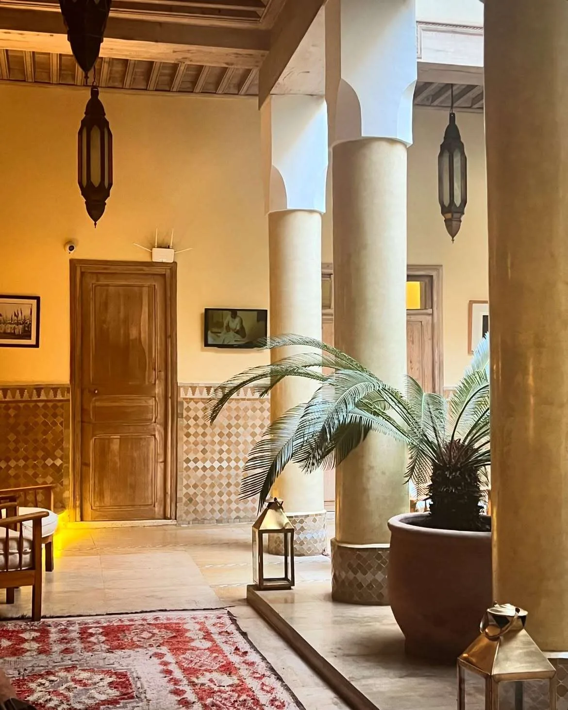 Ambiente del Riad Azoulay