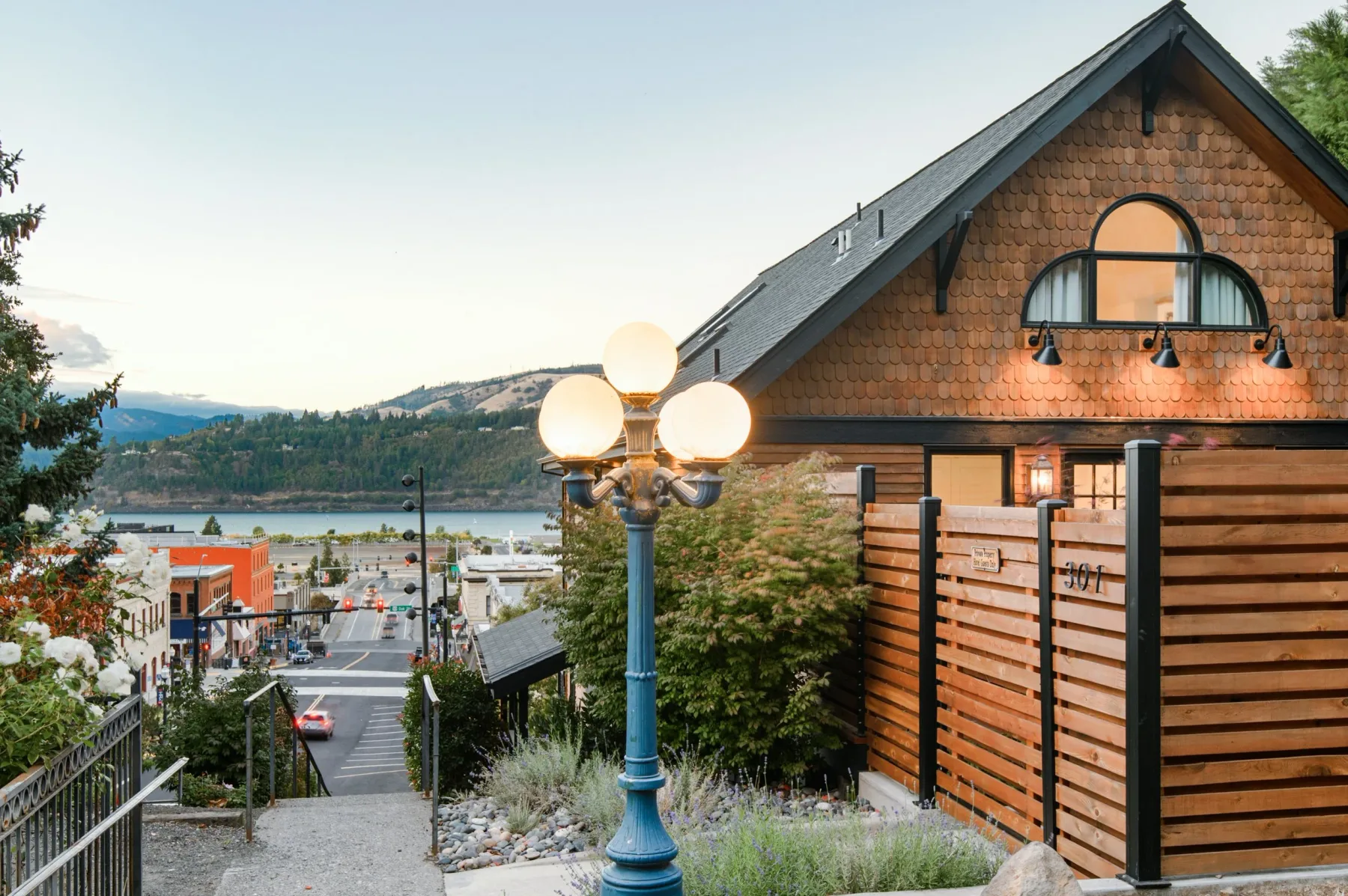 Exterior stair view