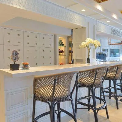 Hotel lobby bar