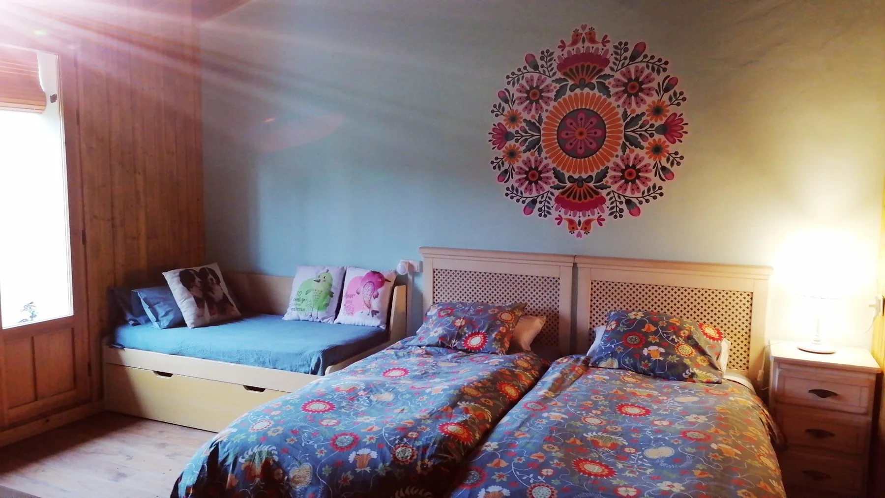 Alojamiento en habitación familiar
