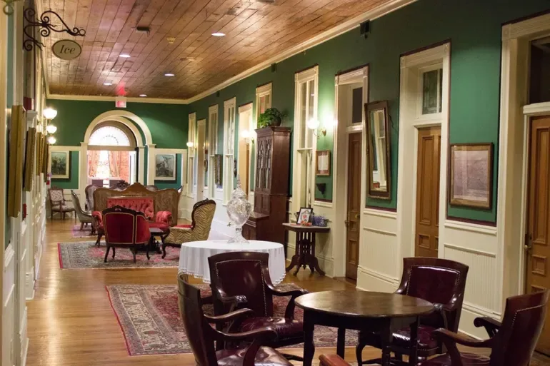 Grand Hall with tables and chairs