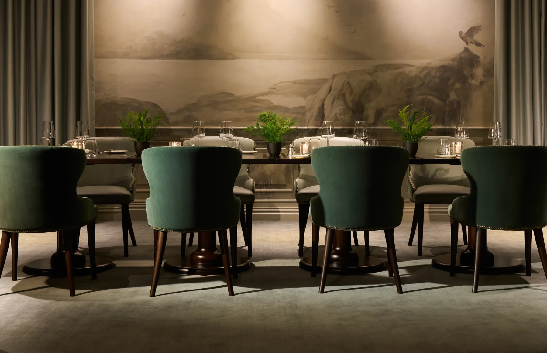 Comida privada en The Peregrine