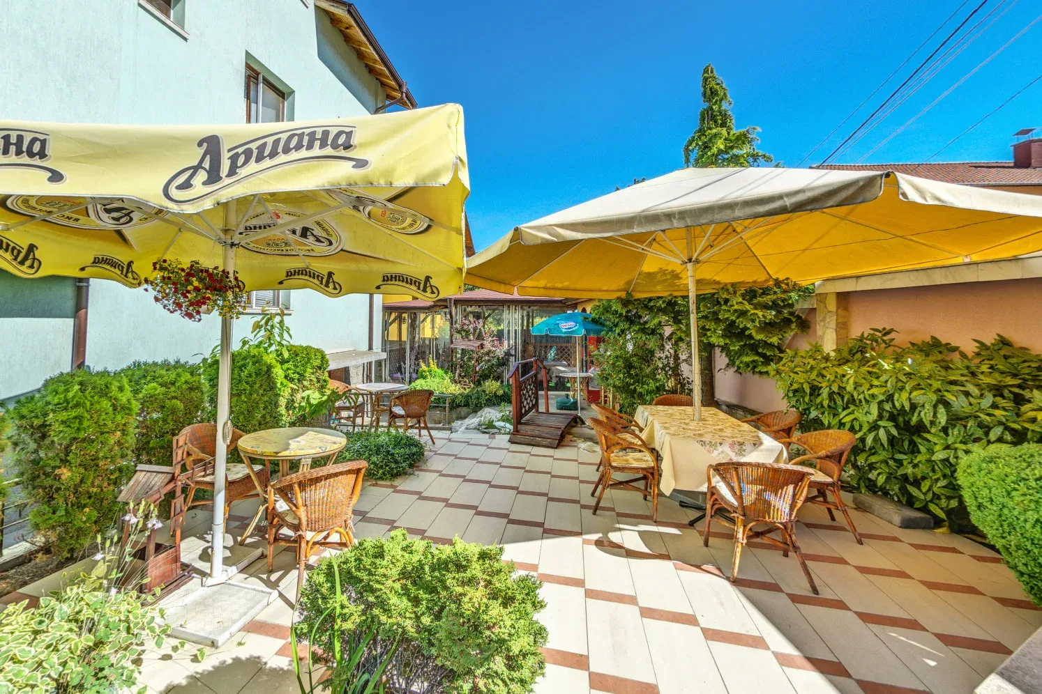 Jardín del hotel