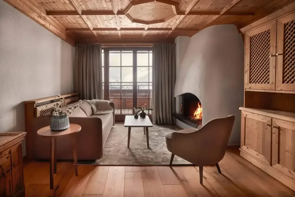 Junior Suite Fireplace Mountain View