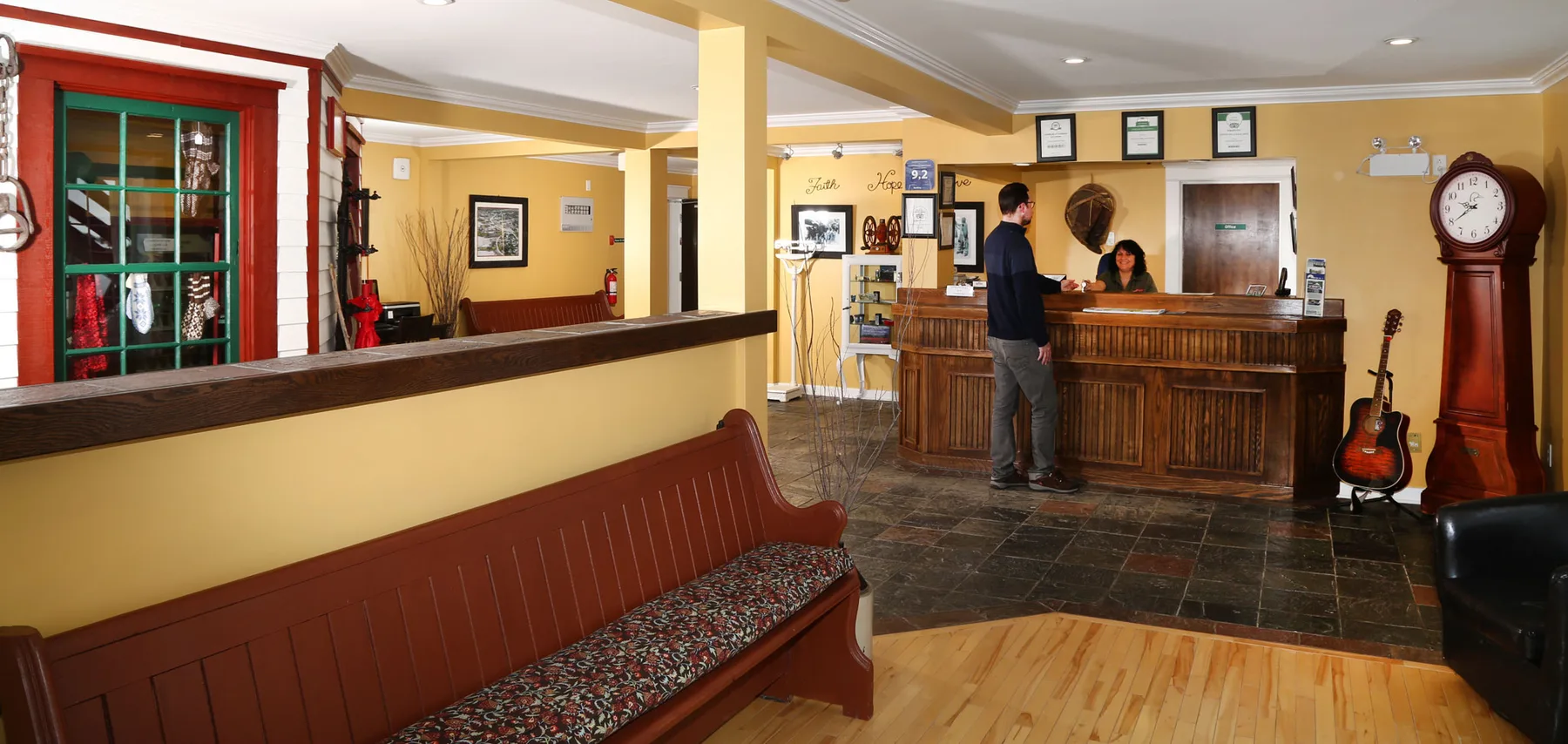 Vista del hotel