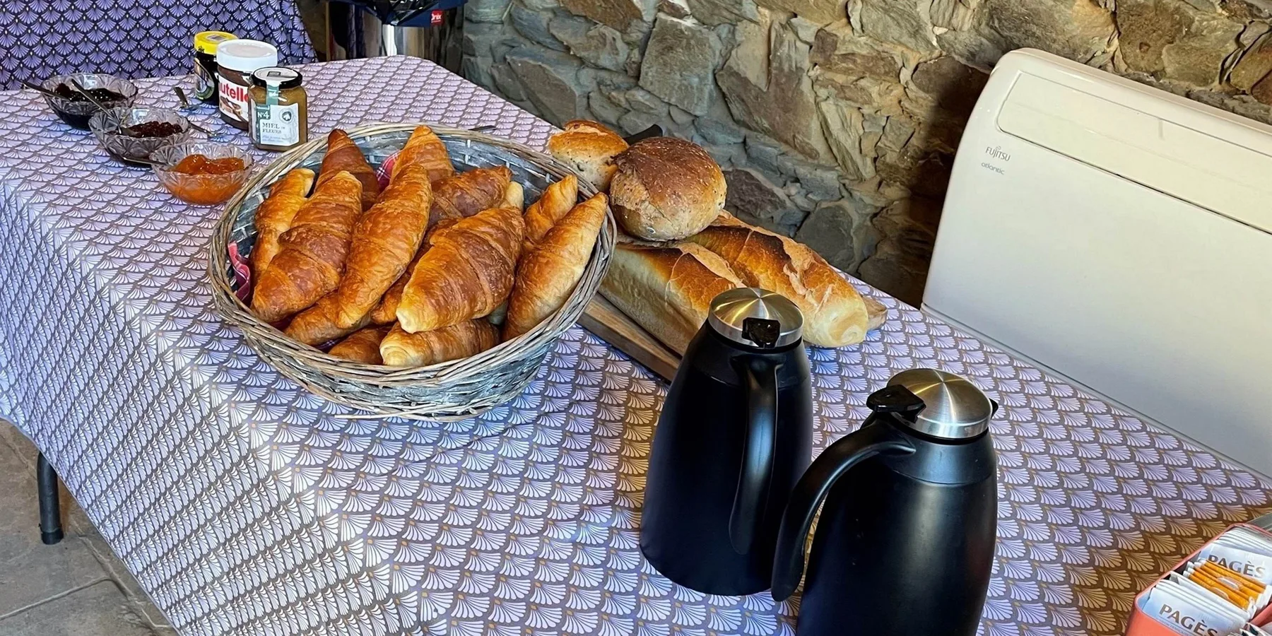 Bollería para el desayuno